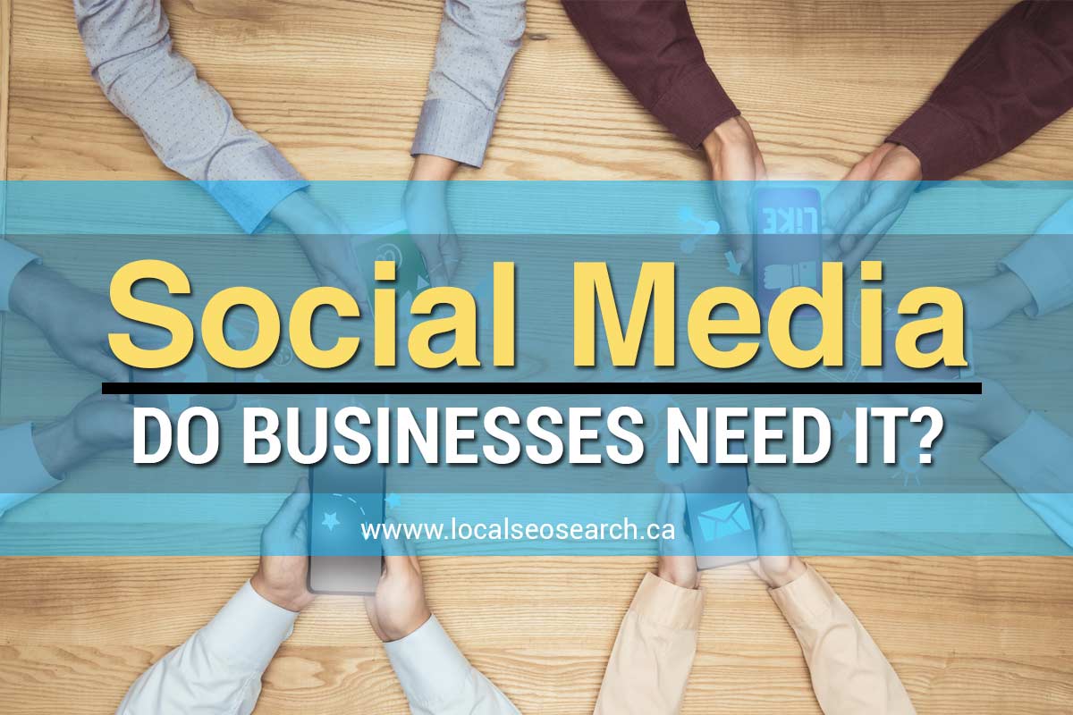Social Media -- Do Businesses Need It?