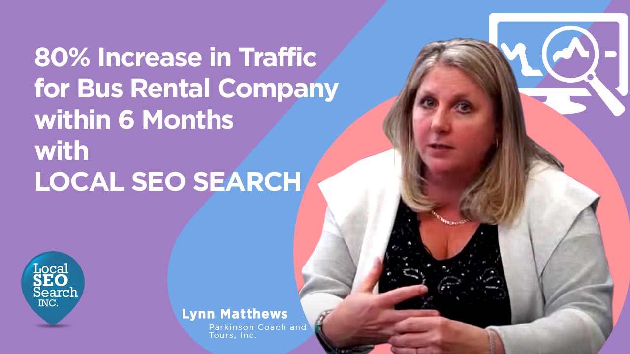 80 Increase in Traffic For Bus Rental Company Within 6 Months With Local SEO Search