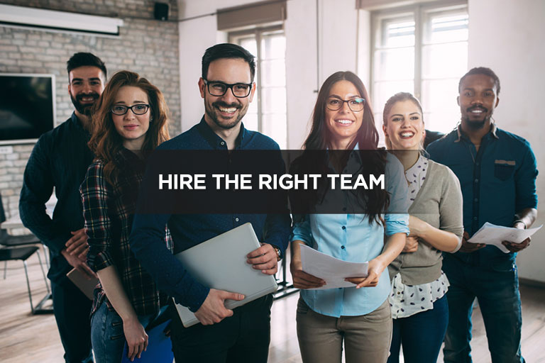 Hire the Right Team