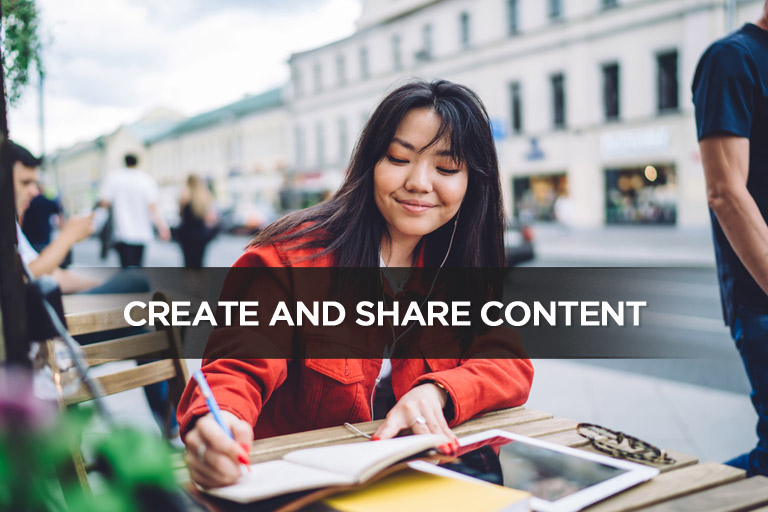 Create and Share Content