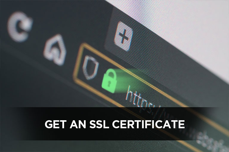 Get an SSL Certificate