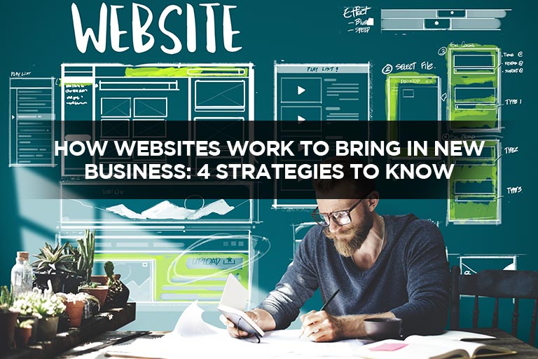 How Websites Work to Bring in New Business: 4 Strategies to Know