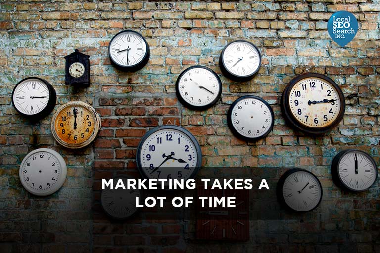 Marketing Takes a Lot of Time