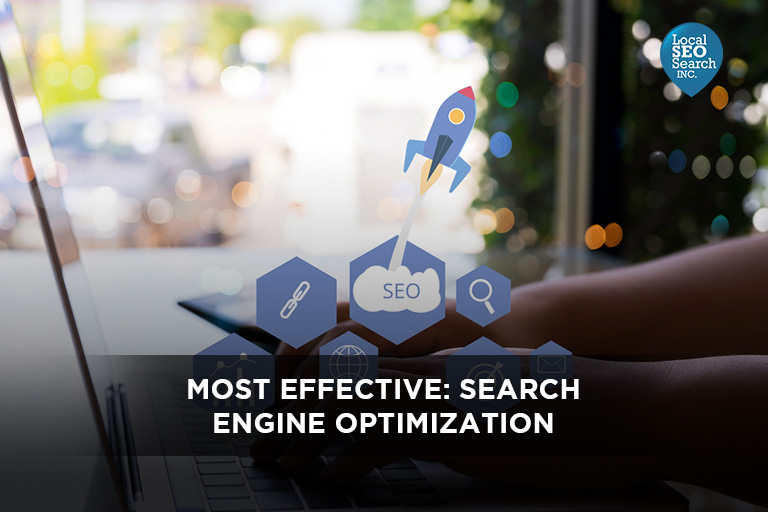 Most Effective: Search Engine Optimization