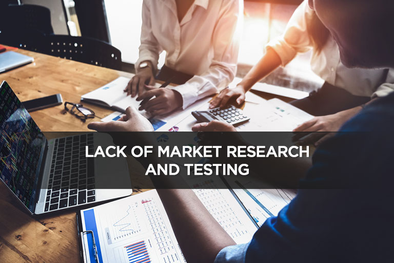 Lack of Market Research and Testing