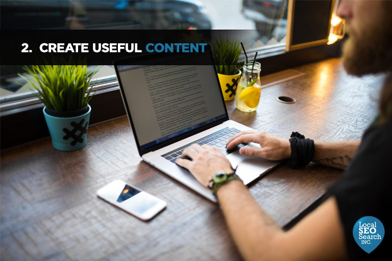 2.  Create Useful Content