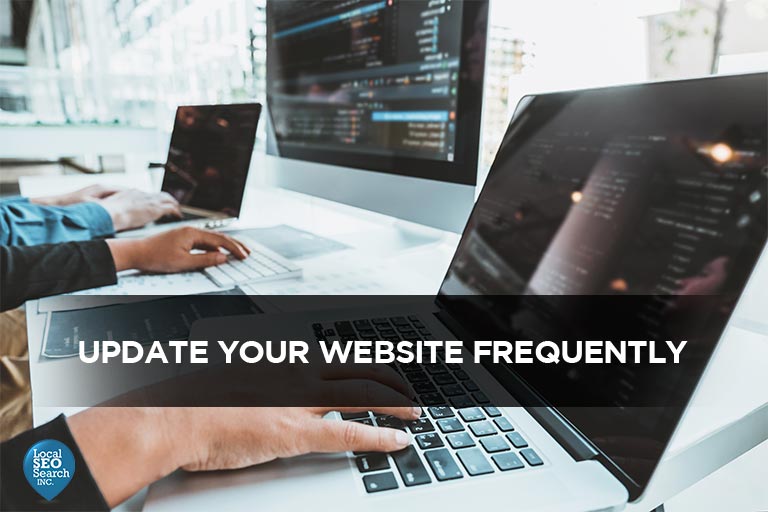 Update Your Website Frequently