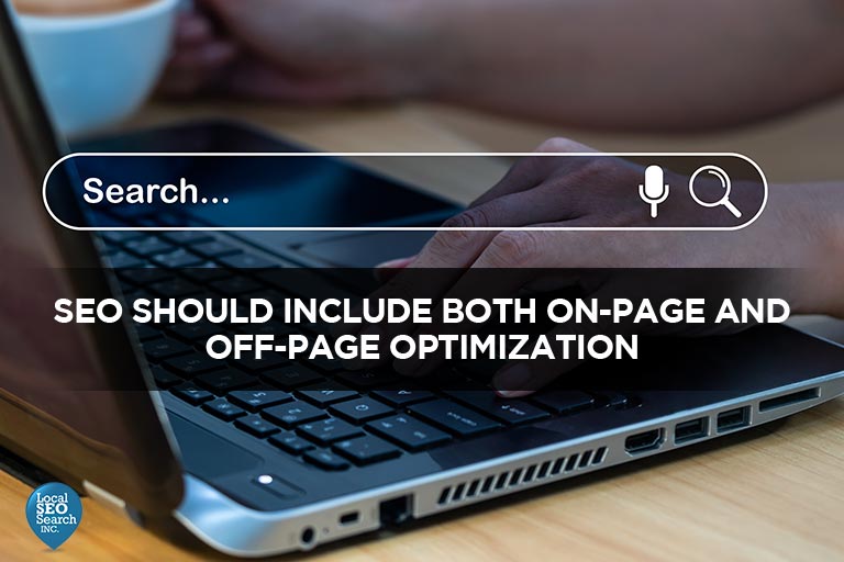 SEO-should-include-both on-page and off-page optimization