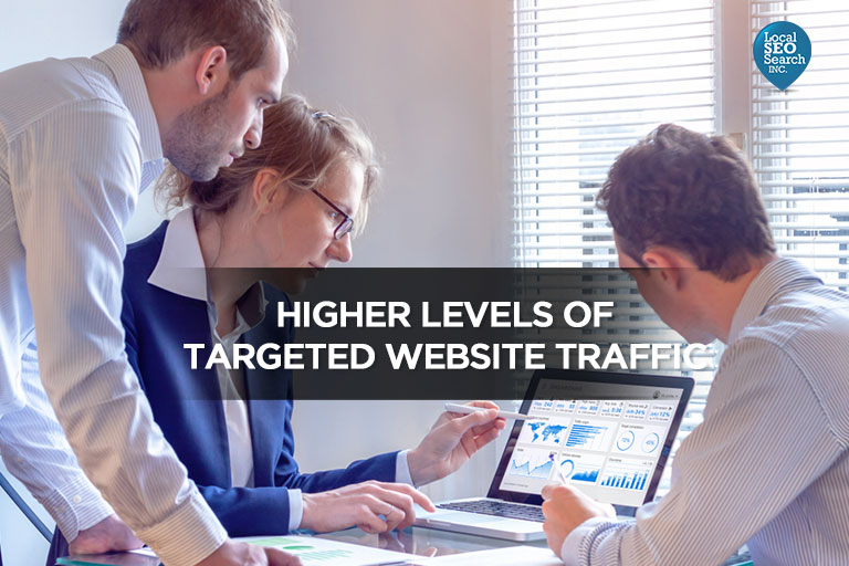 Higher level targeted website traffic