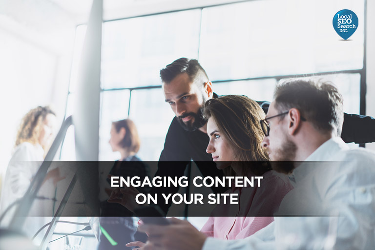 Engaging content on your site