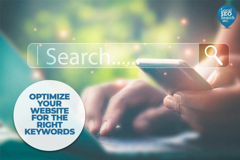 Optimize your website for the right keywords