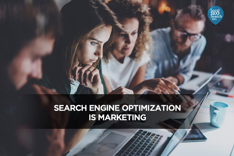 Search engine optimization is marketing