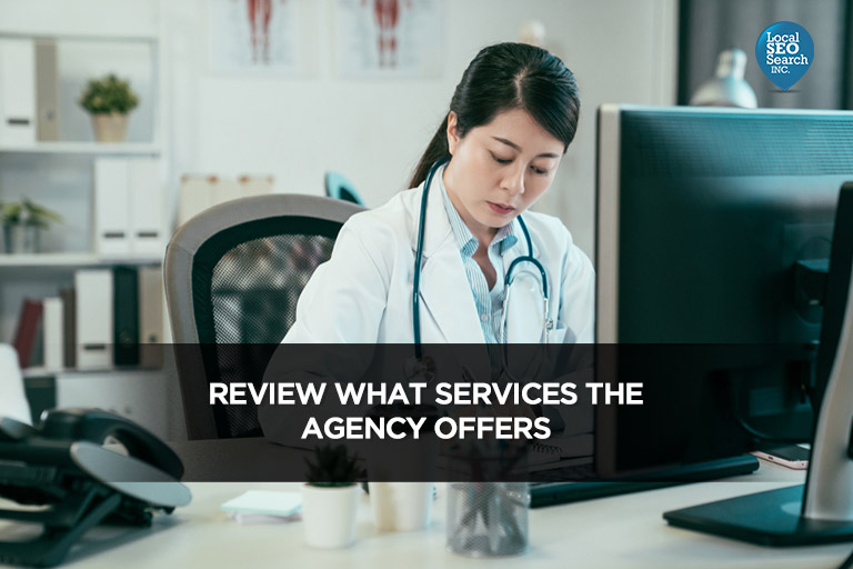 Review What Services the Agency Offers