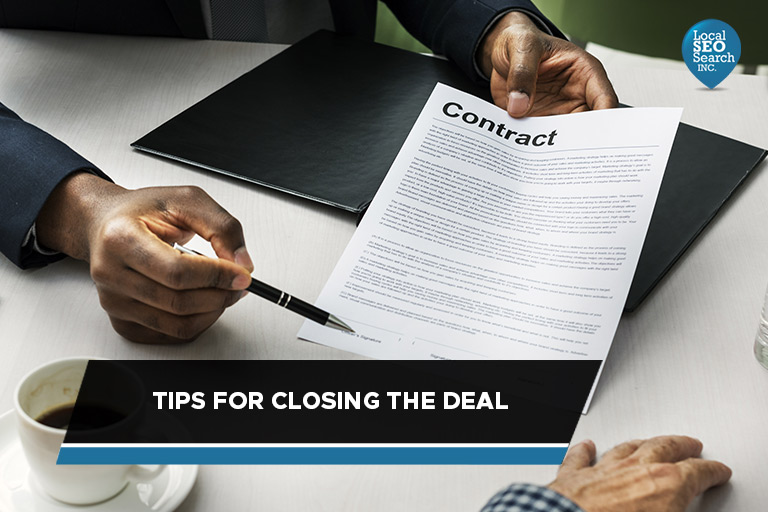 Tips for Closing the Deal