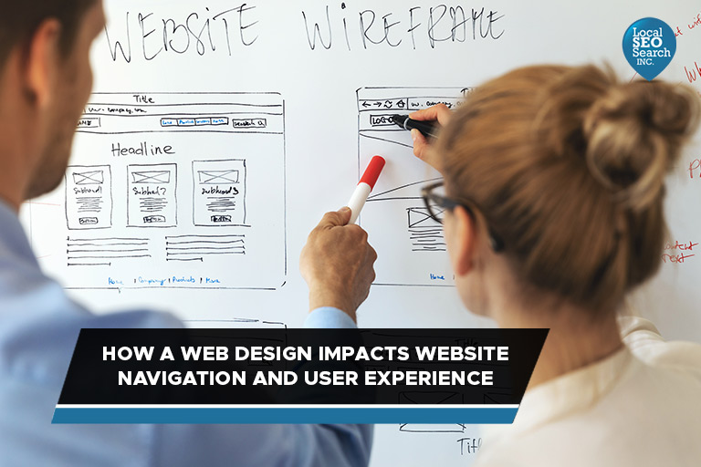 How a web design affects site navigation and user experience