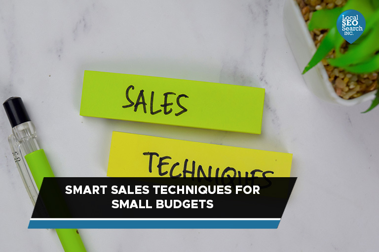 Smart Sales Techniques for Small Budgets