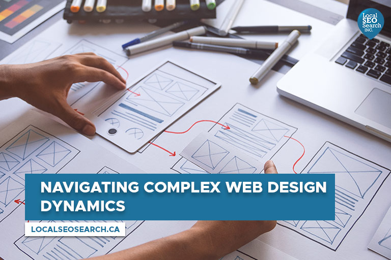 Navigating Complex Web Design Dynamics
